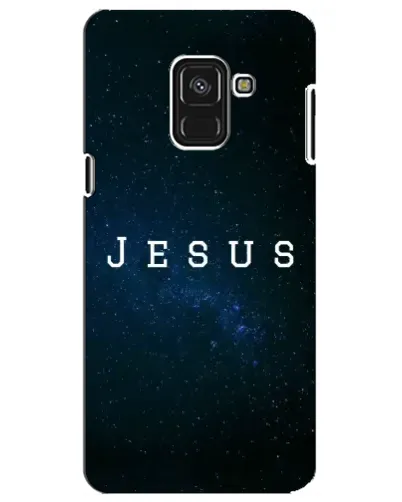 Чехол для Samsung Galaxy A8 Plus 2018 (A730F) с картинкой «Звездное небо Jesus»