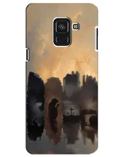 Чехол для Samsung Galaxy A8 Plus 2018 (A730F) с картинкой «Дорога к вере»