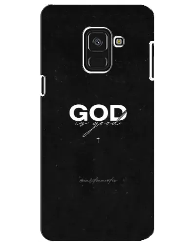 Чехол для Samsung Galaxy A8 Plus 2018 (A730F) с картинкой «GOD — Бог над всем»