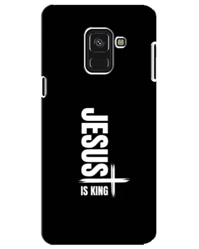 Чехол для Samsung Galaxy A8 Plus 2018 (A730F) с картинкой «Вертикаль веры Jesus»
