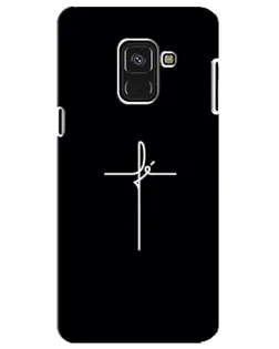 Чехол для Samsung Galaxy A8 Plus 2018 (A730F) с картинкой «Тонкий крест» Чехол для Samsung Galaxy A8 Plus 2018 (A730F) с картинкой «Тонкий крест»