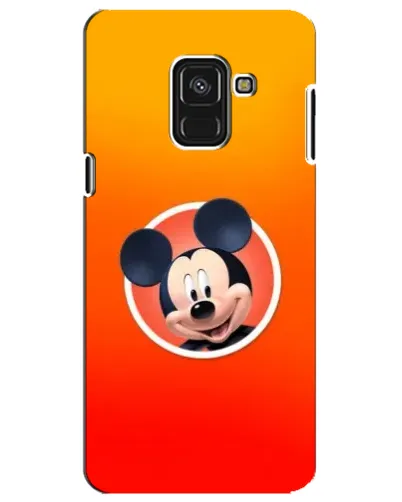 Чехол для Samsung Galaxy A8 Plus 2018 (A730F) с картинкой «Mickey в круге»