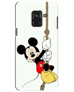 Чехол для Samsung Galaxy A8 Plus 2018 (A730F) с картинкой «Mickey на канате» Чехол для Samsung Galaxy A8 Plus 2018 (A730F) с картинкой «Mickey на канате»