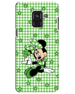 Чехол для Samsung Galaxy A8 Plus 2018 (A730F) с картинкой «Mickey в клетку»