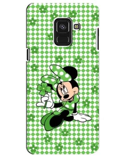 Чехол для Samsung Galaxy A8 Plus 2018 (A730F) с картинкой «Mickey в клетку»