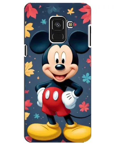 Чехол для Samsung Galaxy A8 Plus 2018 (A730F) с картинкой «Осенний Mickey Mouse»