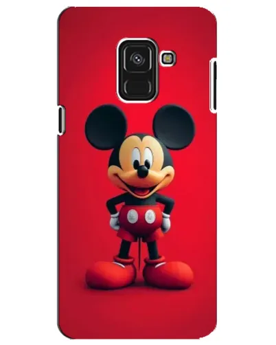 Чехол для Samsung Galaxy A8 Plus 2018 (A730F) с картинкой «Mickey в полный рост»