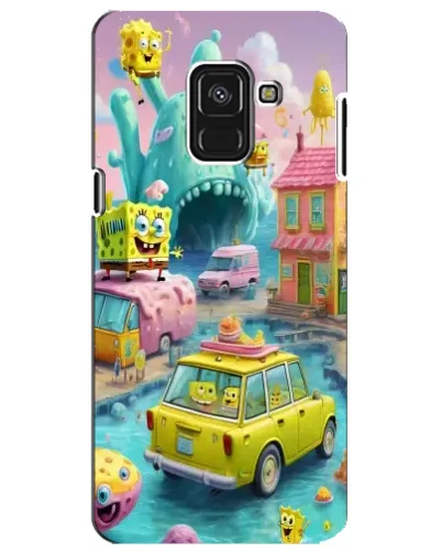 Чехол для Samsung Galaxy A8 Plus 2018 (A730F) с картинкой «Монстр-трак приключения»