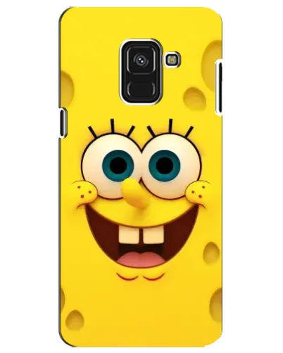 Чехол для Samsung Galaxy A8 Plus 2018 (A730F) с картинкой «Губка Боб улыбка»