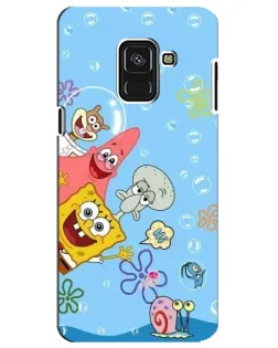 Чехол для Samsung Galaxy A8 Plus 2018 (A730F) с картинкой «Веселые пузырьки»