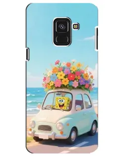 Чехол для Samsung Galaxy A8 Plus 2018 (A730F) с картинкой «Автомобильное путешествие»