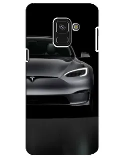 Чехол для Samsung Galaxy A8 Plus 2018 (A730F) с картинкой «Tesla Model S Look» Чехол для Samsung Galaxy A8 Plus 2018 (A730F) с картинкой «Tesla Model S Look»
