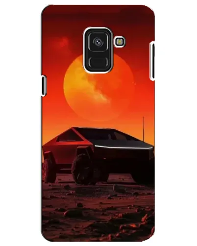 Чохол для Samsung Galaxy A8 Plus 2018 (A730F) з картинкою «Cybertruck на Марсі»