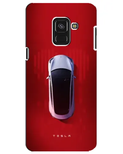 Чохол для Samsung Galaxy A8 Plus 2018 (A730F) з картинкою «Tesla Top View»