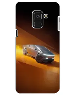 Чохол для Samsung Galaxy A8 Plus 2018 (A730F) з картинкою «Cybertruck у пустелі»