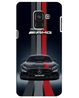 Чехол для Samsung Galaxy A8 Plus 2018 (A730F) с картинкой «Mercedes — белый карбон» Чехол для Samsung Galaxy A8 Plus 2018 (A730F) с картинкой «Mercedes — белый карбон»