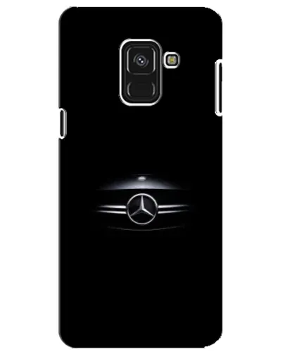 Чохол для Samsung Galaxy A8 Plus 2018 (A730F) з картинкою «Mercedes — абстрактні лінії»