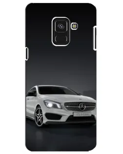 Чохол для Samsung Galaxy A8 Plus 2018 (A730F) з картинкою «Mercedes AMG GT Silver»