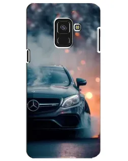 Чохол для Samsung Galaxy A8 Plus 2018 (A730F) з картинкою «Mercedes — нічне місто»