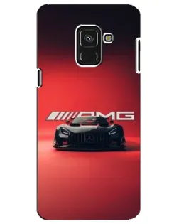 Чохол для Samsung Galaxy A8 Plus 2018 (A730F) з картинкою «Mercedes AMG — червона лінія»