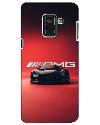 Чохол для Samsung Galaxy A8 Plus 2018 (A730F) з картинкою «Mercedes AMG — червона лінія»