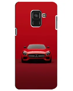Чохол для Samsung Galaxy A8 Plus 2018 (A730F) з картинкою «Червоний Mercedes AMG»