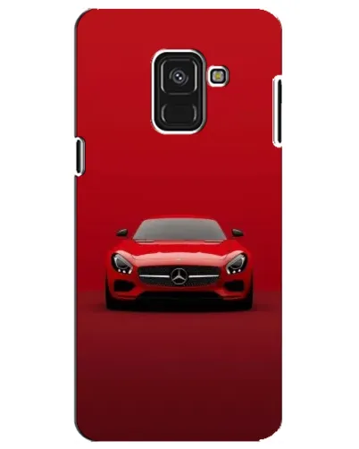 Чохол для Samsung Galaxy A8 Plus 2018 (A730F) з картинкою «Червоний Mercedes AMG»