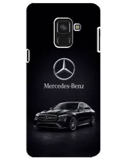 Чохол для Samsung Galaxy A8 Plus 2018 (A730F) з картинкою «Mercedes — решітка радіатора»