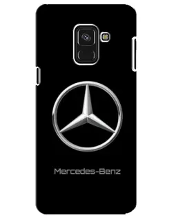 Чохол для Samsung Galaxy A8 Plus 2018 (A730F) з картинкою «Mercedes Silver Logo»