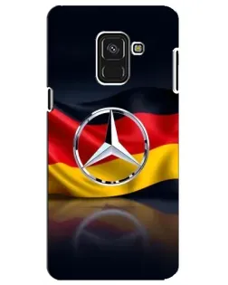 Чохол для Samsung Galaxy A8 Plus 2018 (A730F) з картинкою «Mercedes — прапор Німеччини»