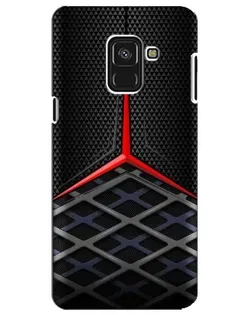 Чохол для Samsung Galaxy A8 Plus 2018 (A730F) з картинкою «Mercedes Carbon Grid»