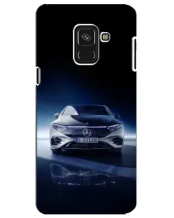 Чохол для Samsung Galaxy A8 Plus 2018 (A730F) з картинкою «Нічний Mercedes EQ»