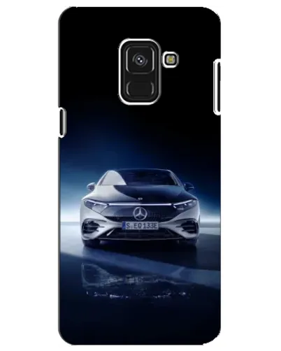 Чохол для Samsung Galaxy A8 Plus 2018 (A730F) з картинкою «Нічний Mercedes EQ»
