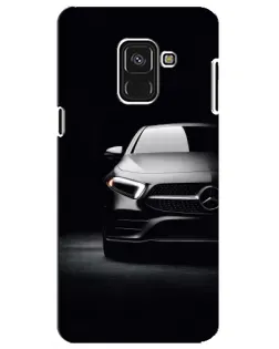 Чохол для Samsung Galaxy A8 Plus 2018 (A730F) з картинкою «Світло фар Mercedes»