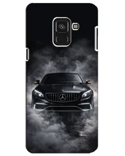 Чохол для Samsung Galaxy A8 Plus 2018 (A730F) з картинкою «Mercedes у диму»