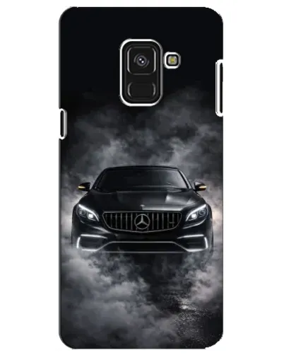 Чохол для Samsung Galaxy A8 Plus 2018 (A730F) з картинкою «Mercedes у диму»