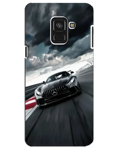 Чохол для Samsung Galaxy A8 Plus 2018 (A730F) з картинкою «Гоночний Mercedes AMG»