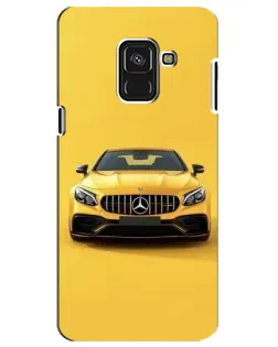 Чохол для Samsung Galaxy A8 Plus 2018 (A730F) з картинкою «Жовтий Mercedes GT»