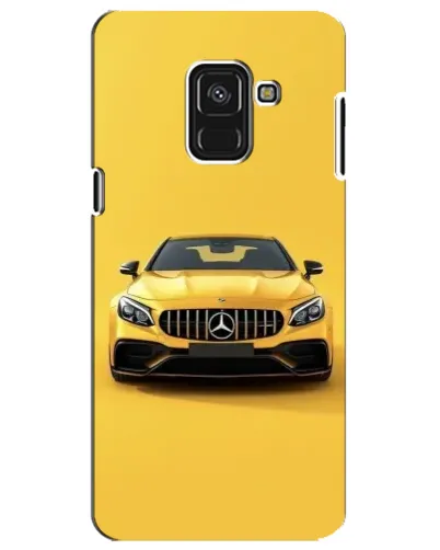 Чохол для Samsung Galaxy A8 Plus 2018 (A730F) з картинкою «Жовтий Mercedes GT»