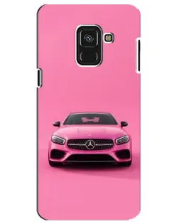 Чохол для Samsung Galaxy A8 Plus 2018 (A730F) з картинкою «Рожевий Mercedes AMG»