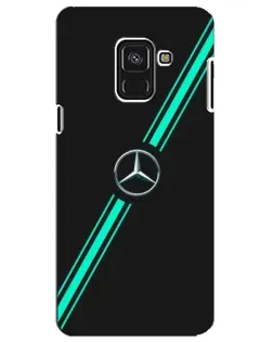 Чохол для Samsung Galaxy A8 Plus 2018 (A730F) з картинкою «Спортивні лінії Mercedes»