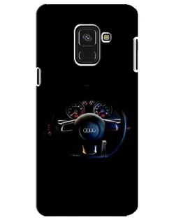 Чехол для Samsung Galaxy A8 Plus 2018 (A730F) с картинкой «Салон Audi — руль» Чехол для Samsung Galaxy A8 Plus 2018 (A730F) с картинкой «Салон Audi — руль»