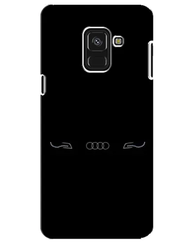 Чехол для Samsung Galaxy A8 Plus 2018 (A730F) с картинкой «Audi — световой подпись»