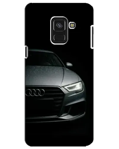 Чехол для Samsung Galaxy A8 Plus 2018 (A730F) с картинкой «Audi — детализация кузова»