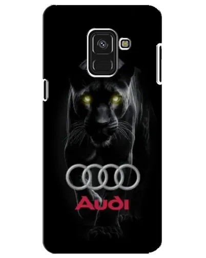 Чехол для Samsung Galaxy A8 Plus 2018 (A730F) с картинкой «Пантера и Audi»