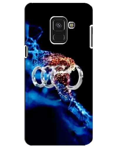 Чехол для Samsung Galaxy A8 Plus 2018 (A730F) с картинкой «Энергия лого Audi»