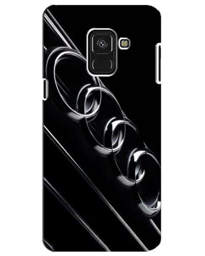 Чехол для Samsung Galaxy A8 Plus 2018 (A730F) с картинкой «Audi — абстрактные кольца»