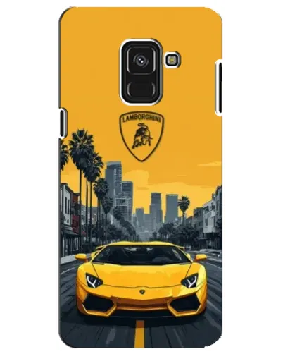 Чохол для Samsung Galaxy A8 Plus 2018 (A730F) з картинкою «Жовтий Lamborghini місто» Чохол для Samsung Galaxy A8 Plus 2018 (A730F) з картинкою «Жовтий Lamborghini місто»