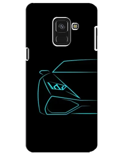 Чохол для Samsung Galaxy A8 Plus 2018 (A730F) з картинкою «Блакитний силует Lamborghini» Чохол для Samsung Galaxy A8 Plus 2018 (A730F) з картинкою «Блакитний силует Lamborghini»