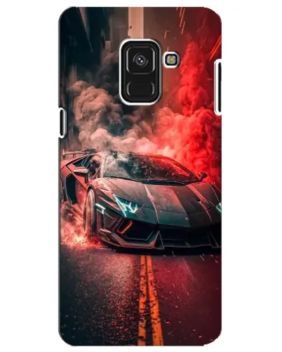 Чохол для Samsung Galaxy A8 Plus 2018 (A730F) з картинкою «Lamborghini червоний дим» Чохол для Samsung Galaxy A8 Plus 2018 (A730F) з картинкою «Lamborghini червоний дим»